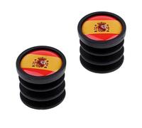 Yunmeryker 2 Piezas Tapones de Manillar para Bicicleta Tapones de Empuje Tapas de Barra Tapones de Hechos de Plástico Flexible Mate Adecuados para Bicicleta, España