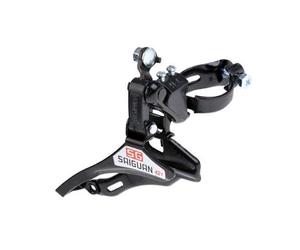 Yunmeryker 3 Piezas Front Derailleur con Abrazadera para Bicicleta Tracción E Inferior Acero Tamaño 31.8 Mm Adecuado para Entusiastas del, 4 Piezas