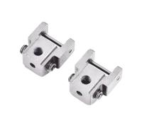 Yunmeryker 4 Piezas Scroll Pinless Sujetadores de Hojas de Portátiles Eficientes en Metal para Trabajos Creativos y Carpintería, Juego de 2 Piezas