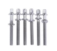 Yunmeryker 6 Tornillos para Tambor, Varillas de Tensión, Instrumento de Percusión para Bombo Y Accesorios para Batería