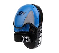 Yunmeryker Almohadilla de Boxeo con Guantes Ajustables Objetivo Manual de Enfoque Confeccionada en PU EVA Acolchado de Alta Densidad para, Azul