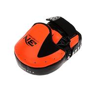 Yunmeryker Almohadilla de Boxeo con Guantes Ajustables Objetivo Manual de Enfoque Confeccionada en PU EVA Acolchado de Alta Densidad para, Naranja