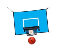 Yunmeryker Aro de Baloncesto para Set Red Infantil Accesorio de Montaje Universal Juguete de Exterior PVC Robusto Adecuado para Niños Patio y Casa, Azul 69cmx48cm