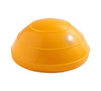 Yunmeryker Balance Ball Pelota Media Cúpula Equilibrio Ejercicios Musculares Estabilidad Fortalecimiento Soporte Flexible Resistente Apto para Gimnasios Estudios, Amarillo