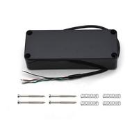 Yunmeryker Bass Pickup Humbucker Cinco Cuerdas Pasivo Sellado Mini Doble Bobina Montaje Metal para Profesionales Prácticas Personalización