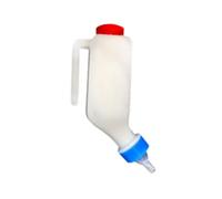 Yunmeryker Biberón de Leche para Animales Jóvenes Terneras Corderos Ovejas Hecho en PP con Silicona y Asa Cómoda Adecuado para Accesorios de Granja, 500ml 12cm