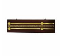 Yunmeryker Billiards Scoreboard Marcador de Puntuación para Billar Tablero Manual Deslizador Doble Diseño Clásico Instalación en Pared Adecuado para Clubes Salas, Marrón
