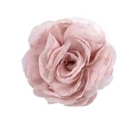 Yunmeryker Broche de Rosa Alfiler Floral Tela Satinada Accesorio para Traje y Vestido Detalle Artesanal Uso Versátil Adecuado para Trabajo Decoración, Rosa