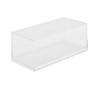 Yunmeryker Caja Acrílica Expositor Vitrina Ligera Y Resistente para Modelos de Autos Protector de Figuras de Acción Organizador Compacto con Función Antipolvo Ad, Base Transparente