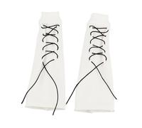 Yunmeryker Calcetines de Muñeca Miniatura 1/6 Juguete para Figura de Acción Ropa Accesorio Decorativo con Material de Poliéster Suave Adecuado para Colección Muñ, Blanco Negro