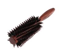 Yunmeryker Cepillo Redondo para Cabello con Mango de Madera Y Cerdas Suaves Peine Rolado Circular Cepillo para Secar Pelo Antiestático Adecuado para Viaje