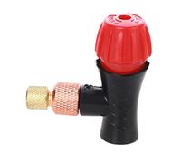 Yunmeryker CO2 Inflador Cabeza Adaptador para Válvula Presta Conector Preciso Aluminio Control Regulable Adecuado para Aficionados a Ciclismo y