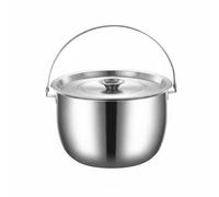 Yunmeryker Contenedor para Aceite Recipiente Almacenaje Acero Alimentario Filtro Extraíble sin Oxido Asas Práctico Manipular Adecuado para Reutilización Aceite Cocinado, 5.5L
