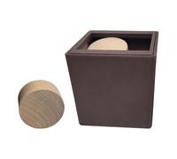 Yunmeryker Cubo Rompecabezas Mente Juego de Ingenio Puzzle de Madera Juguete Educativo Memoria Imaginación Habilidad Analítica Adecuado para Familias R, Círculo