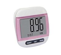 Yunmeryker de Electrónico Podómetro Portátil Pantalla Clip Monitoreo Distancia Calorías Actividad Física Uso Diario Adecuado para Niños, Rosado
