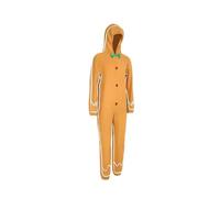 Yunmeryker Disfraz de Jengibre Mono Capucha Poliéster Largo Manga Larga Unisex Adecuado para Cumpleaños Fiestas Temáticas Actuaciones, L