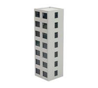 Yunmeryker Edificio de Maqueta 1/150 Maqueta de Ferrocarril Construcción en Miniatura Diorama de Vía Ornamento de Mini Paisaje Accesorio de Escena, 4.4x4.2x14.3cm