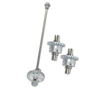 Yunmeryker Eje de Transmisión para Auto RC Conjunto de Engranaje Diferencial Accesorio de Repuesto Pieza para Modelo de Camión en Metal Resist, 2 Piezas Diff 1 Piezas Eje