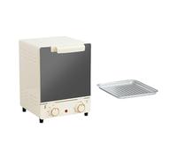 Yunmeryker Electric Mini Horno Eléctrico con Bandeja Extraíble Control Doble de Temperatura Y Diseño Vertical Que Ahorra Espacio Adecuado para Repostería
