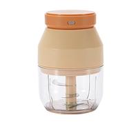 Yunmeryker Eléctrica de Alimentos con Vaso Separable Plástico Mortero Contemporáneo Recargable USB Mini Trituradora de y Verduras Portátil, Rosado, tal como se describe