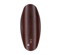 Yunmeryker Electrónica de Madera Báscula Digital Portátil Digital Mini para Té Material Madera Carga Tipo C Adecuada para Pesar Café Semi, Color Rojo Oscuro, Individual