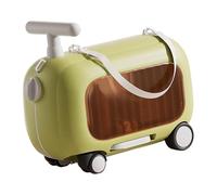 Yunmeryker Equipaje Infantil Maleta de Viaje para Niños Ligera Maleta Rígida Almacenamiento Capacidad Grande Portátil Resistente Adecuada para Vacaciones Escolar, Verde