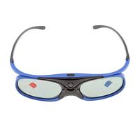 Yunmeryker Gafas 3D Recargables DLP Obturador Activo con Estructura de PC Flexible Ancho Ángulo de Visión y Batería Recargable Adecuadas para
