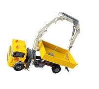 Yunmeryker Grúa Vehículo Juguete Modelo Camión Construcción Transporte con Partes Móviles de Aleación y Movimiento por Inercia Adecuado para Niños y, Amarillo