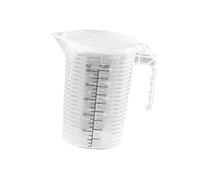 Yunmeryker Jarra Medidora Taza Medidora Recipiente Medidor Vaso Medidor con Vertedor en V Y Escala Clara de PP Alta Resistencia con Tapa Au, 500ml