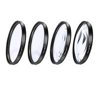 Yunmeryker Juego de Lentes Close Up para Cámaras Digitales Kit de Filtros Acercamiento +1 +2 +4 +10 Accesorios para Fotografía Vidrio Óptico con Estuche Ad, 43 mm