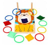 Yunmeryker Juego puntería, lanzar jardín y coordinación 0-3 años, con Bolsas Textiles