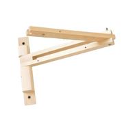 Yunmeryker Lámpara de Pared Soporte de Lámpara con Cuerda de Madera Ajustable Plegable Brazo Práctico Instalación Fácil para Dormitorio Sala de Estar Estudio Bal, Style a