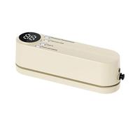 Yunmeryker Máquina de Sellado Al Vacío Portátil Compacto Sellador para Conservación Manual Recargable Dispositivo de Sellado Adecuado para Cocina Camping Oficina, Blanco