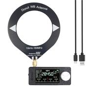 Yunmeryker Mini Radio Receptor de Bolsillo DSP Pantalla Visual 1.9 Pulgadas Antena de Bucle Portátil Funciones de LW SSB LSB USB Adecuado para Exc, Negro