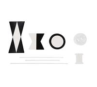 Yunmeryker Móvil Juguete Colgante para Cuna Bebé de Inspiración con Reflectantes Acrílico y Fieltro Percepción Visual Adecuado, Necesita ensamblar