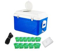Yunmeryker Nevera Portátil y Caja Té con Sunroof, Aislamiento Duraro para Camping, Pesca y Barbacoas, Original con tragaluz, 65L