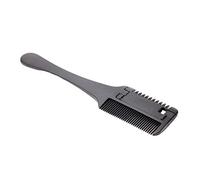 Yunmeryker Peine para Cortar Cabello Peine de Afeitar Peine para Adelgazar Peine de Estilismo con Mango Ergonómico Superficie Texturizada Función de Reparación D, L