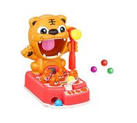 Yunmeryker Pounding Toy Martillo Musical Electrónico de Mesa Educativo con Modo Multijuego Luces Sonidos Y Funciones Interactivas Adecuado para Cumpleaños, Rojo