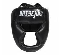 Yunmeryker Protector de Cabeza de Boxeo para Entrenamiento Casco de Protector Facial Guardia Deportiva con y Visión Amplia Adecuado para Niños y Adultos, Negro, S