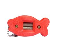 Yunmeryker r para Patines de Hielo Manual Piedra de Portátil Doble Núcleo Accesorio Ajustable de Mantenimiento y Reparación Adecuado para, Rojo