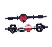 Yunmeryker RC Car Ejes Metálicos Delanteros Traseros con Rodamientos de Acero para Camiones RC Escala 1 16 Reemplazo Resistente para Piezas Dañadas Fácil, Estilo C