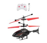 Yunmeryker RC Juguete Teledirigido Cuadrirrotor Avión con Luz LED USB Inducción Estable con 2 Canales y 6 Minutos Fácil de Usar y
