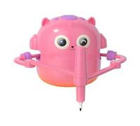 Yunmeryker Robot de Dibujo Juguete CTIM Y Robot Educativo Ayudante de Dibujo Automático Que Combina Arte Y Lenguaje Adecuado para Regalos Infantiles Y Exploraci, Rosa