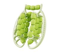 Yunmeryker Rodillo de Piernas Masajeador de Músculos para Piernas Rodillo Circular Ajustable con Asas Cómodas Ruedas Adecuado para Actividades Deportivas en, Verde