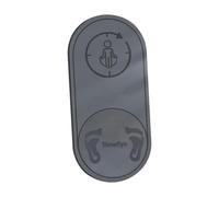 Yunmeryker Tapete para Saltar La Cuerda con Diseño Grueso de 8mm Antideslizante Amortiguador de Sonido Alta Elasticidad de TPE Resistente Adecuado para Rutinas D, Gris