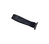 Yunmeryker Tecla Personalizable de Teclado con Correa Lateral Decorativa Patrón Artístico en Poliéster Instalación Sencilla Adecuada para Escritorio Oficina y Aficionados, 18 Ola Negra