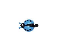Yunmeryker Timbre para Bicicleta Infantil Tipo Mariquita Campana de Aluminio para Manillar de Bicicleta de Niños Sonido Fuerte Y Fácil Instalación Adecuado para, Azul