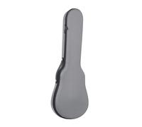 Yunmeryker Ukulele Funda EVA Resistente con Cremallera Doble Mango Silicona Y Tejido Anti Golpes Apta para Niños Transportes Uso Profesional, Gris