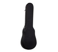 Yunmeryker Ukulele Funda EVA Resistente con Cremallera Doble Mango Silicona Y Tejido Anti Golpes Apta para Niños Transportes Uso Profesional, Negro