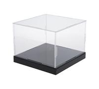 Yunmeryker Vitrina Acrílica Transparente Expositora Estante Organizador Soporte Coleccionable Resistente Y Fácil de Instalar Adecuada para Dormitorio Sala de EST, 20cmx20cmx15cm